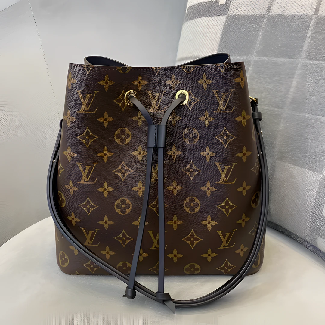 99新 LouisVuitton/路易威登 【文子姐专属】/Z071/老花黑色水桶包