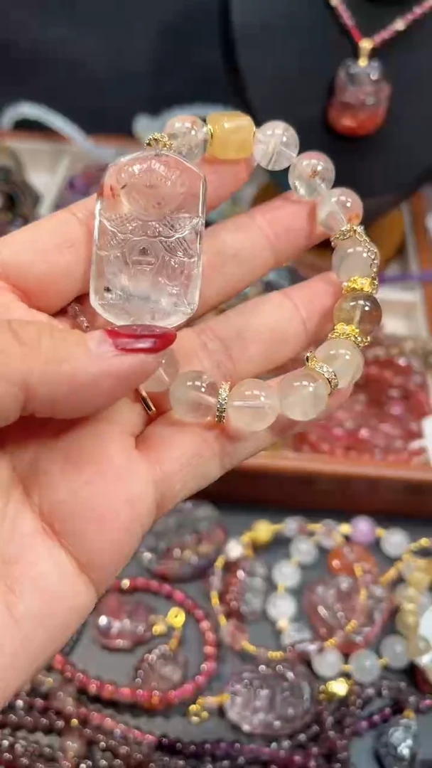 【闪购商品】水晶颈饰未镶嵌【百晶灵儿】天然定制款