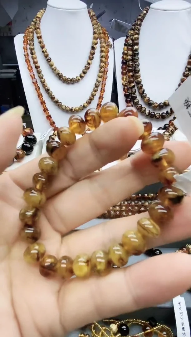 【闪购商品】琥珀手链未镶嵌9琥珀