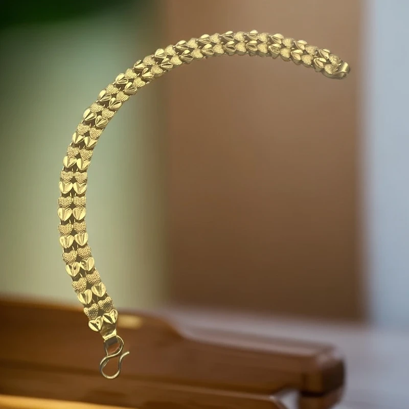 【七七专属】高端大气轻奢国风合金双心手链SL60268