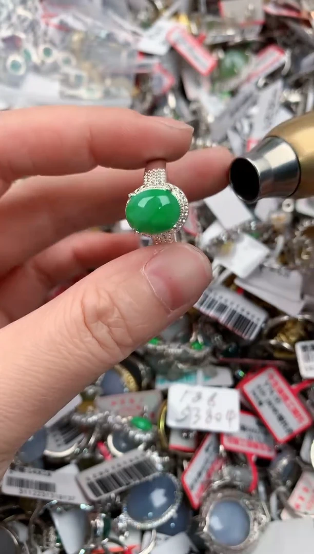 未镶嵌戒指翡翠777----6