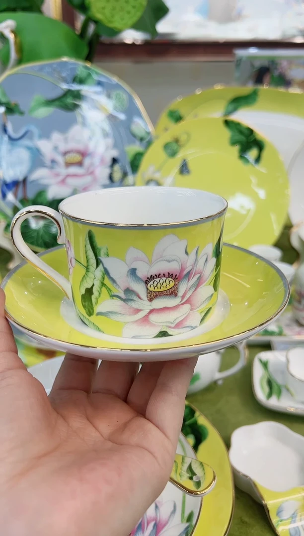 【闪购商品】骨瓷咖啡杯碟