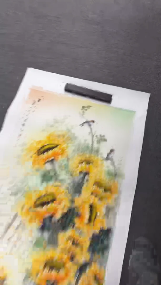国画艺初美术馆精选链接--向日葵
