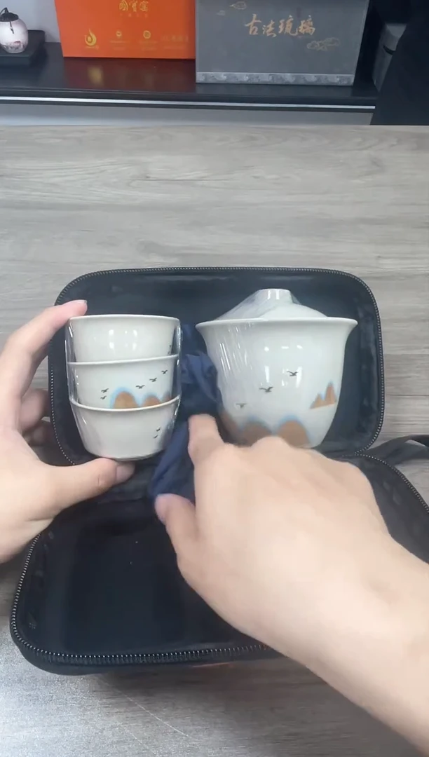 摆件 青韵瓷华陶瓷4554