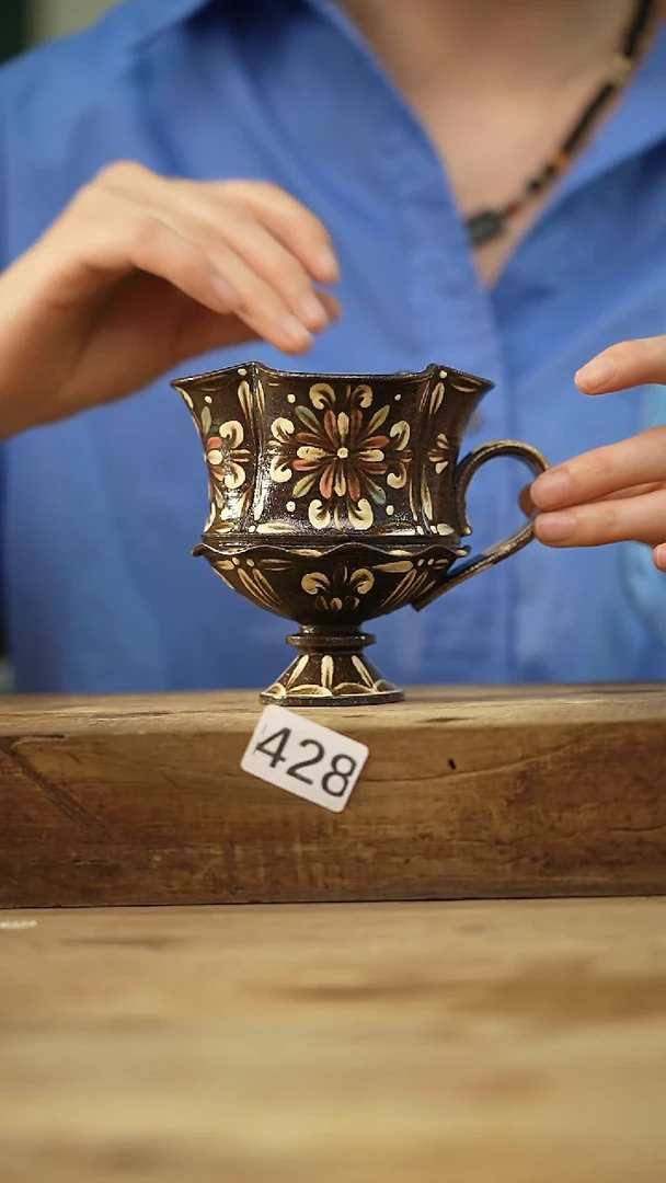 瓷片新品！设计师款手绘/咖啡杯、碟系列 听歌