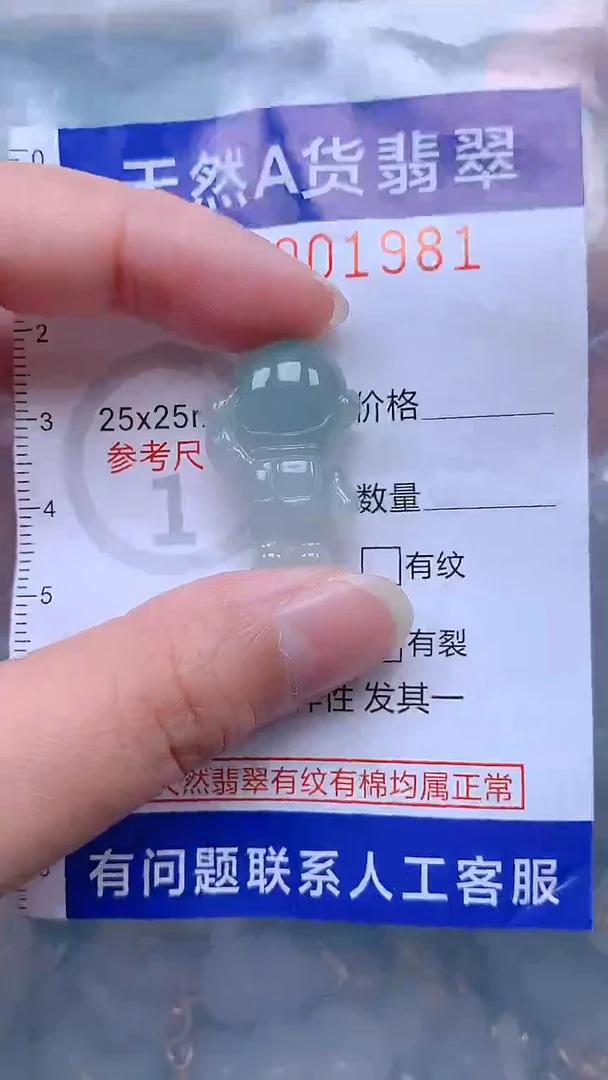 翡翠未镶嵌吊坠(不含链)1