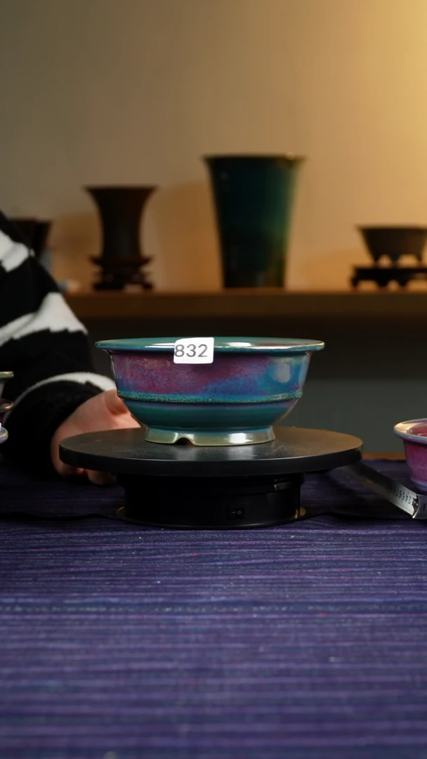 832窑变花盆7.5/6.5/18.5/15