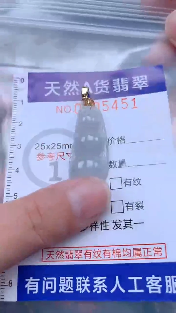翡翠未镶嵌吊坠(不含链)1