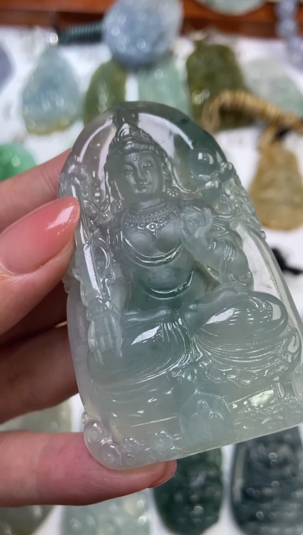 翡翠挂件未镶嵌等***&01