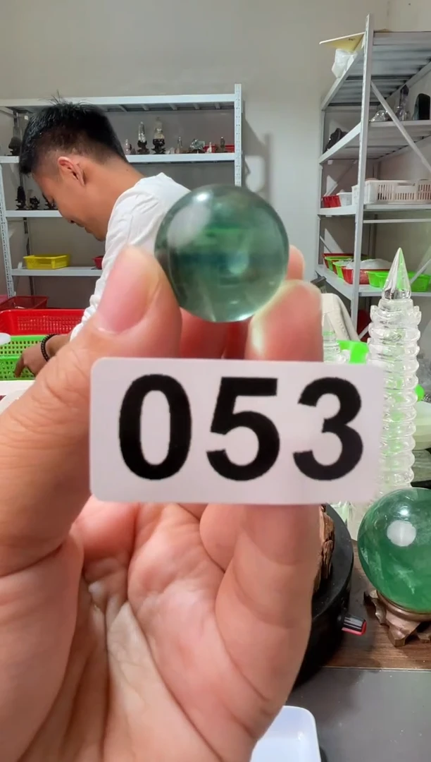未镶嵌大型摆件（非配饰）水晶萤石球053