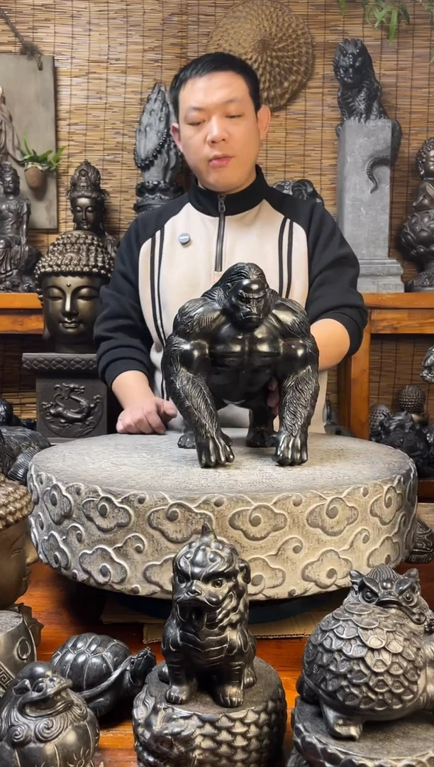 石材30闭口金刚天然青石雕刻