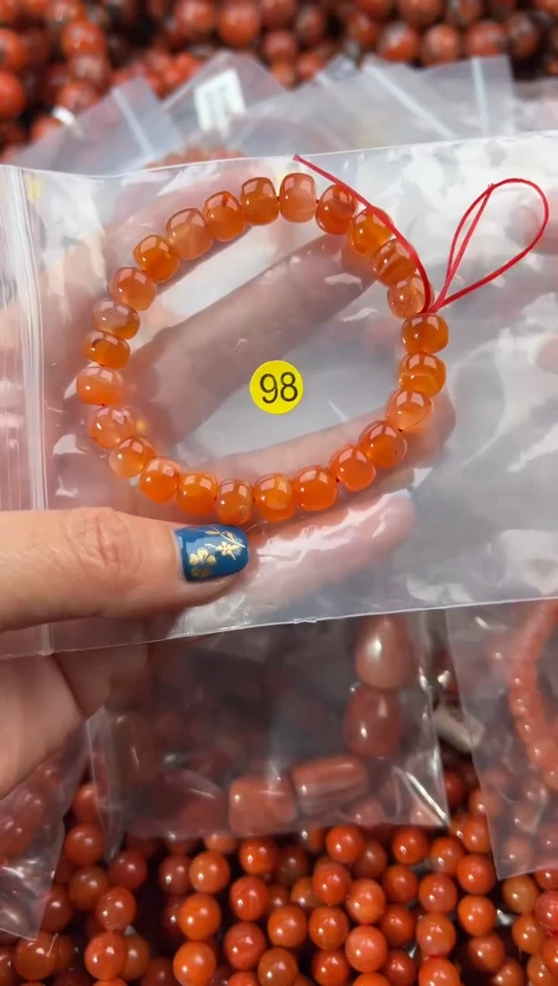 未镶嵌手串南红玛瑙8+