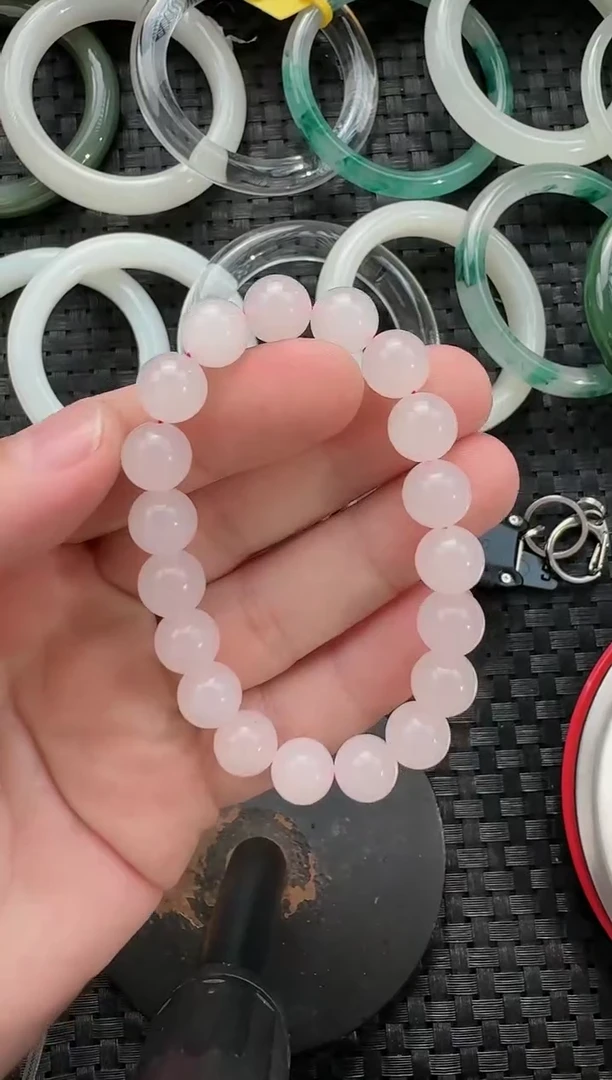 颈饰未镶嵌和田玉10藕粉