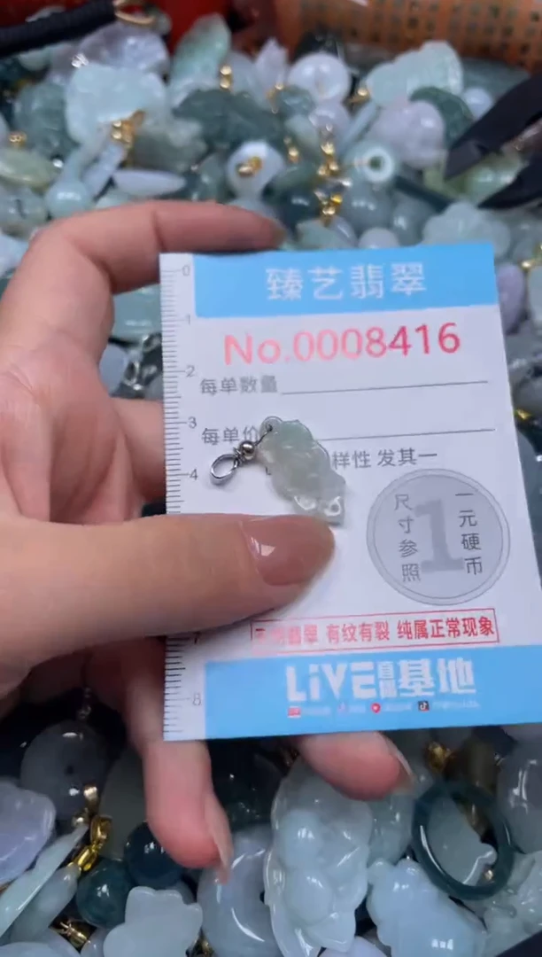 颈饰未镶嵌翡翠8416