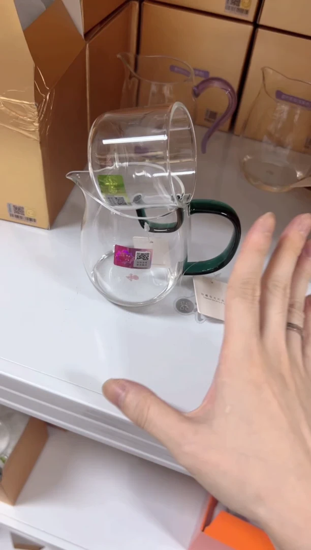 禾器澄然茶海墨绿色 送清禾杯墨绿一只