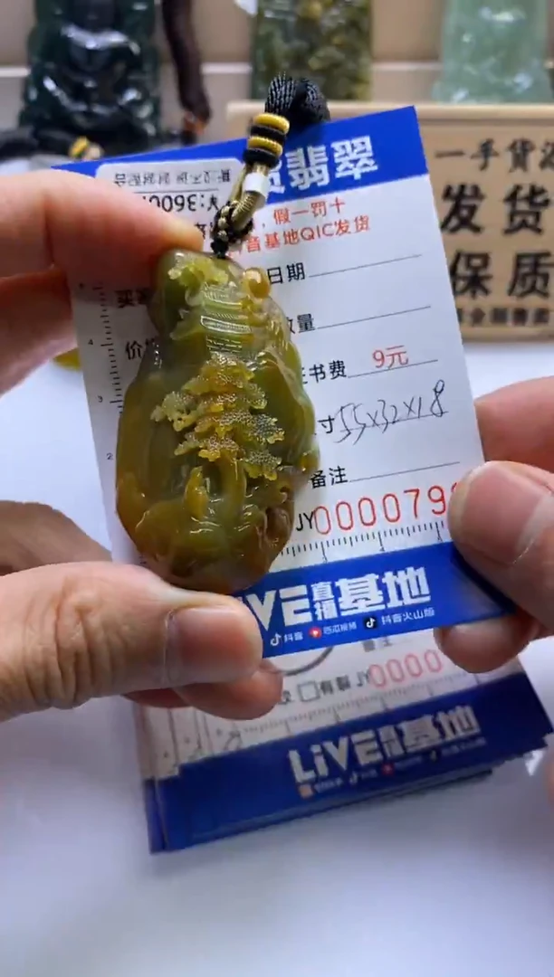 颈饰未镶嵌翡翠