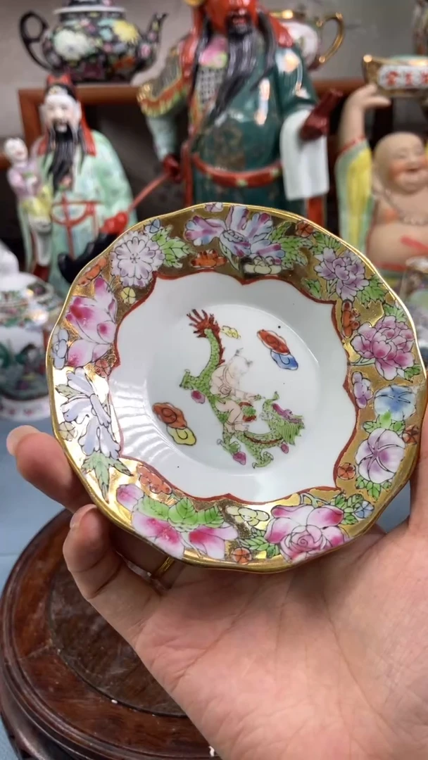瓷片微瑕慎拍景德镇窑老厂瓷器单件