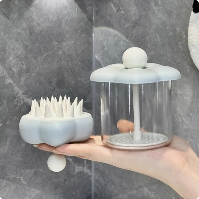 洗发水起泡器洁面洗面奶手动打泡器洗头发神器打泡泡发泡瓶洗头梳