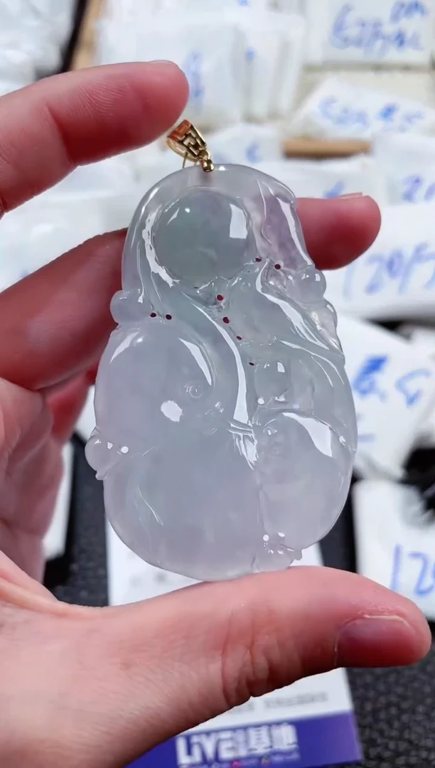 【闪购商品】翡翠颈饰18K金镶嵌00000415