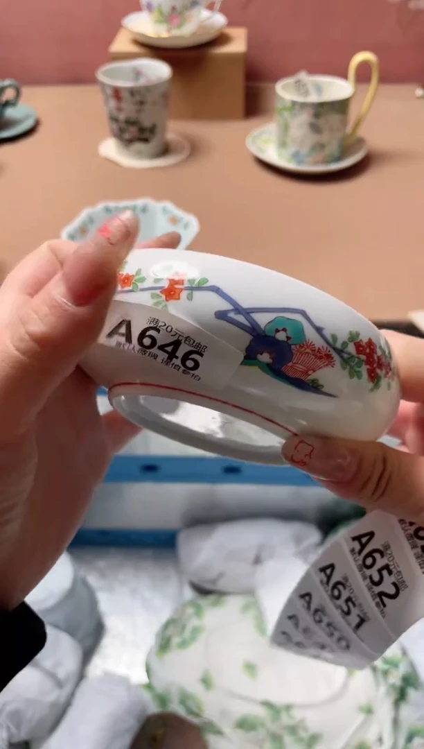 瓷片小*蹬瓷器瓷器A646