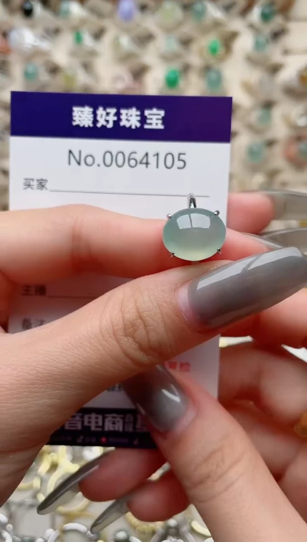 【闪购商品】翡翠戒指银S925镶嵌..........