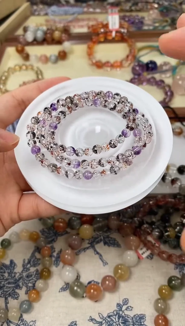 水晶手链未镶嵌毒液 5.8