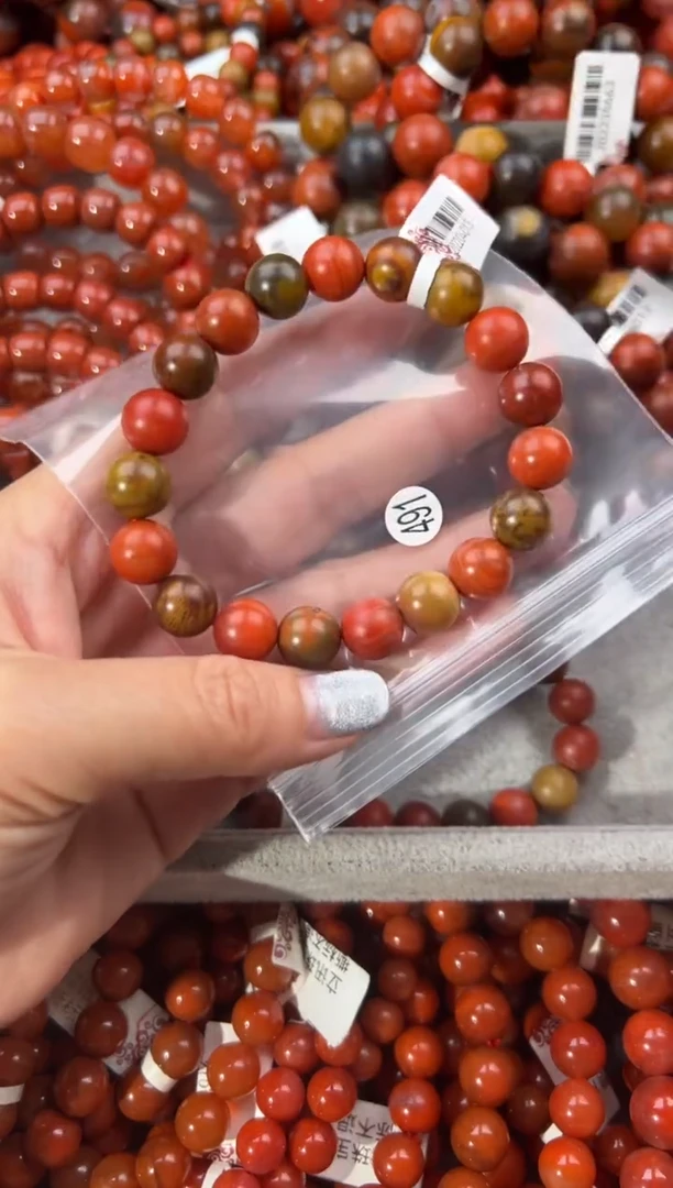 未镶嵌手串南红玛瑙10+