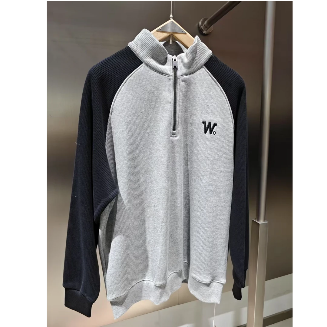 82012半拉链立领卫衣