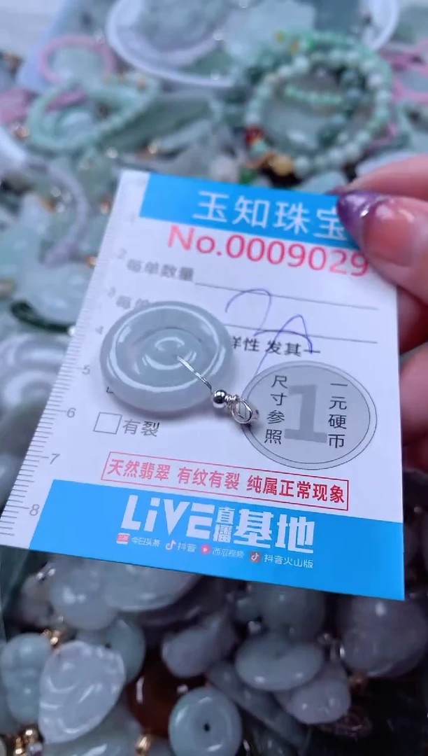 翡翠未镶嵌吊坠(不含链)9029
