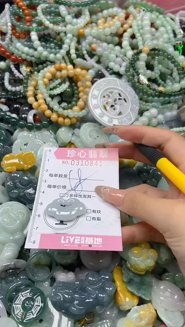 翡翠未镶嵌颈饰闪购0310841多样性发其一