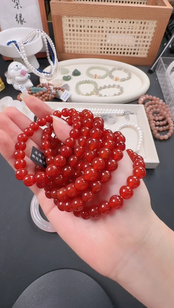 【闪购商品】玛瑙/玉髓手串未镶嵌2拍一发一