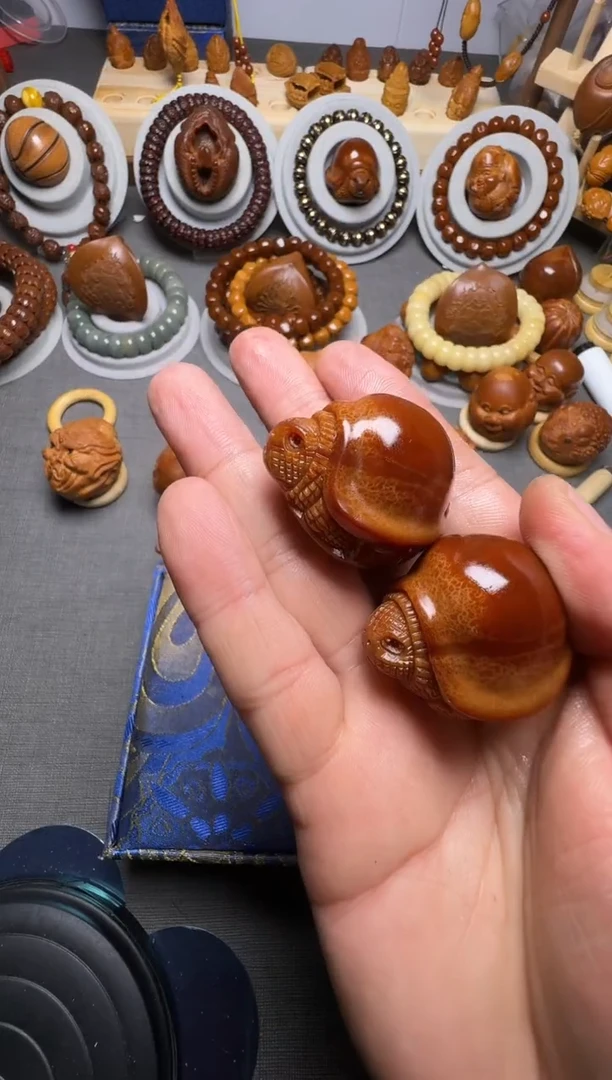 手串橄榄核光**大玉化龟壳