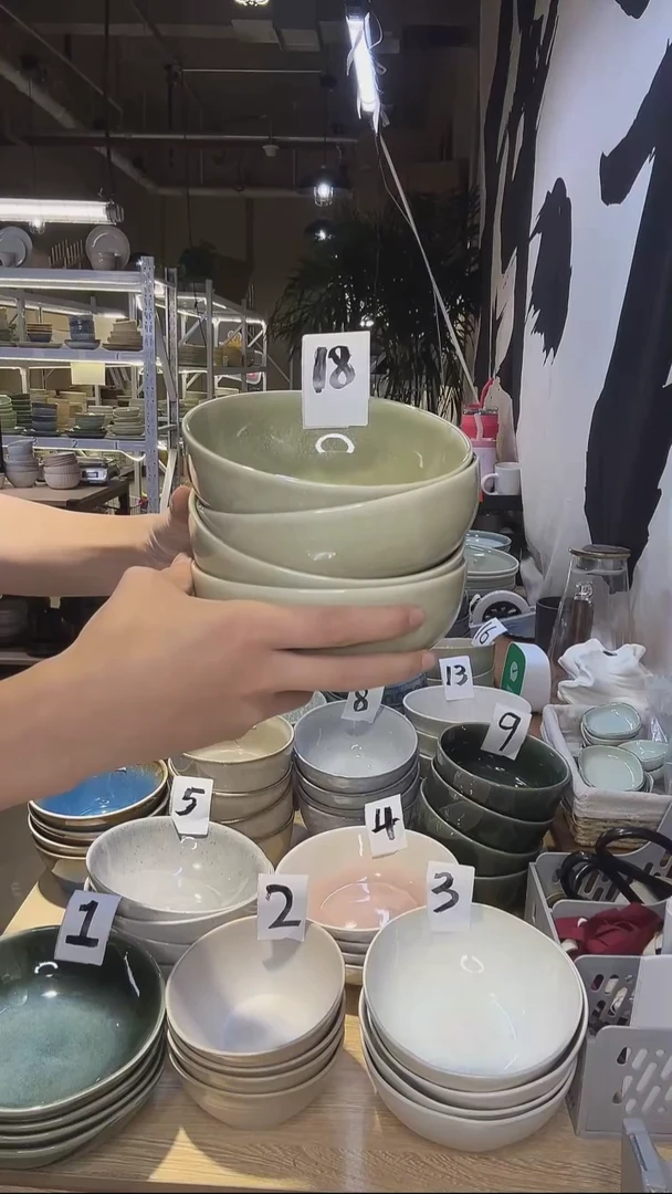 瓷71高温釉下彩陶瓷餐具默认微瑕