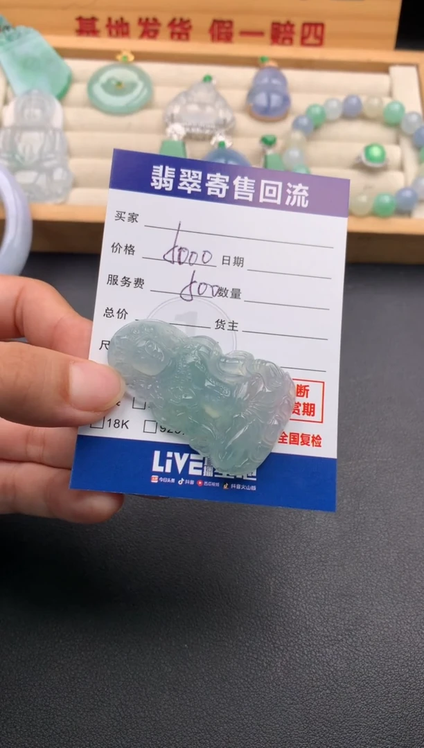 颈饰未镶嵌翡翠10145890