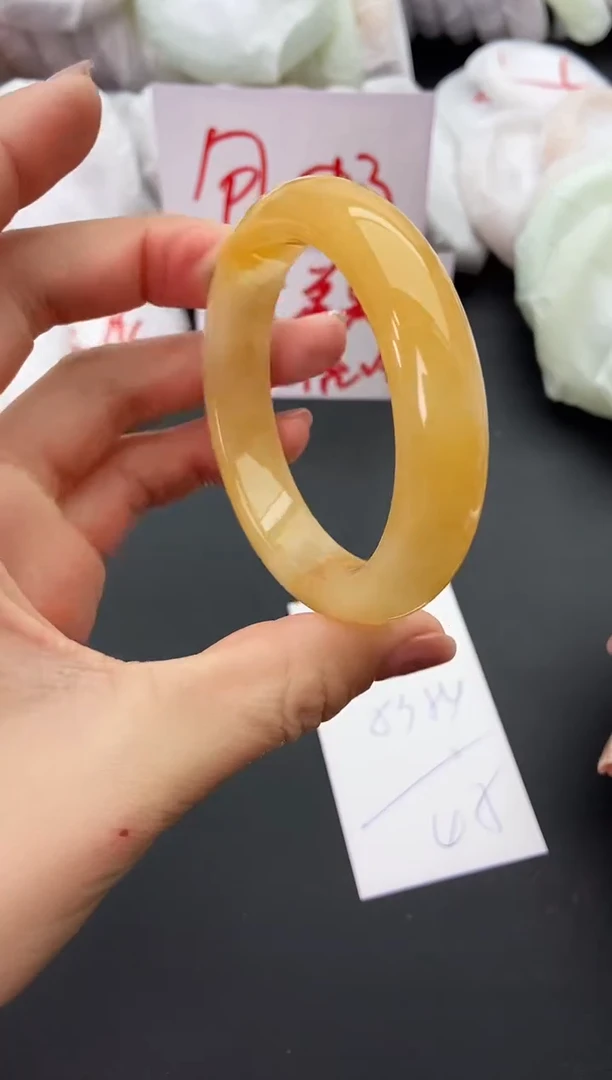 未镶嵌手镯石英质玉K90-53-54