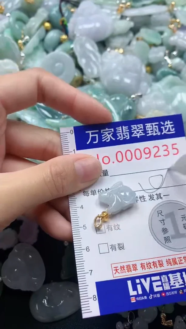 吊坠(不含链)未镶嵌翡翠9235