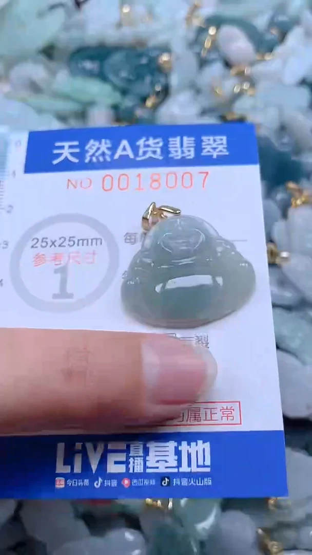 翡翠未镶嵌吊坠(不含链)1