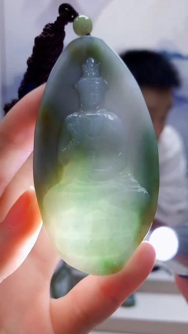 未镶嵌定制翡翠5028ry-毛货挂件58