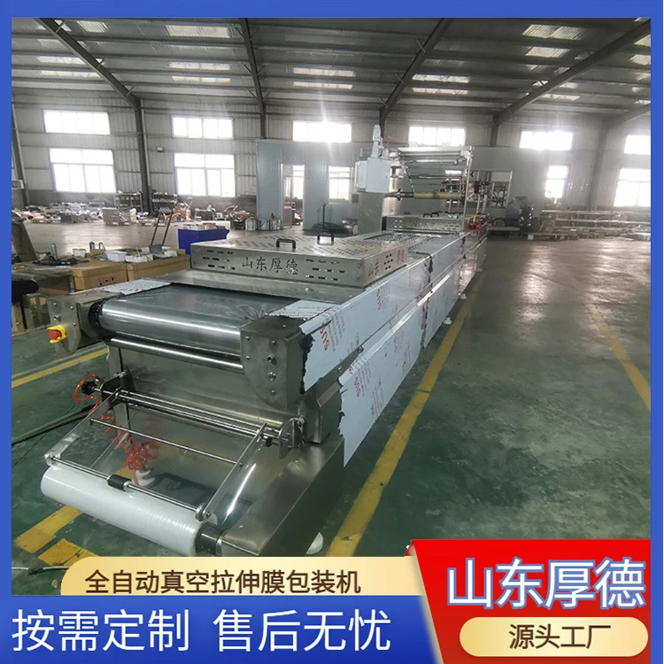辣条拉伸膜真空包装机小型拉伸膜真空包装机米粉拉伸膜真空包装机