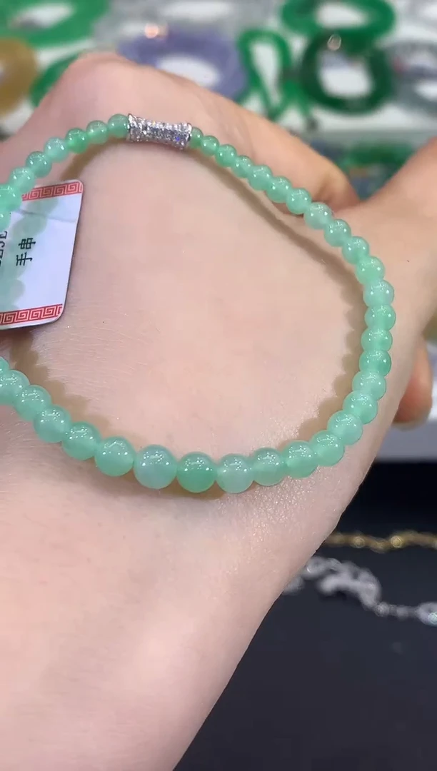 未镶嵌手串翡翠B28