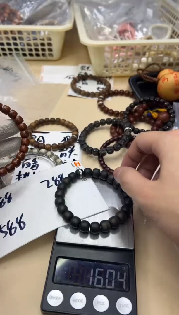 【闪购商品】檀香木手串/手链020104 横纹正区阴沉老山檀单圈