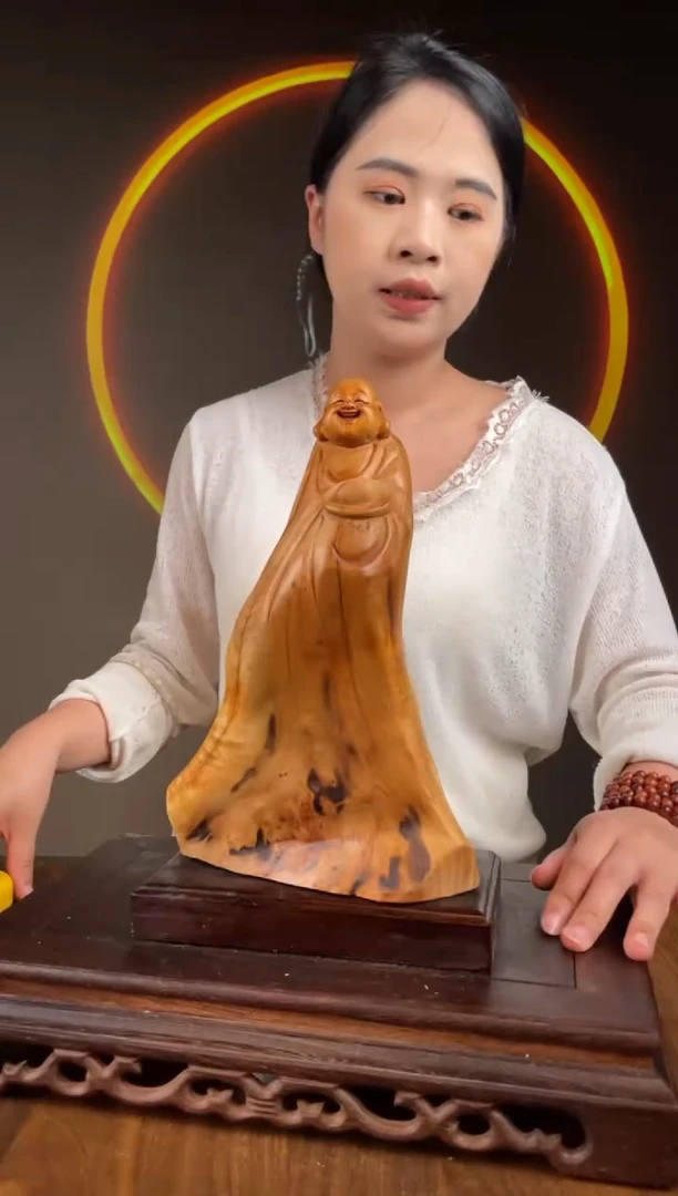 柏木（崖柏）手工摆件,先抢先得! 编号:355