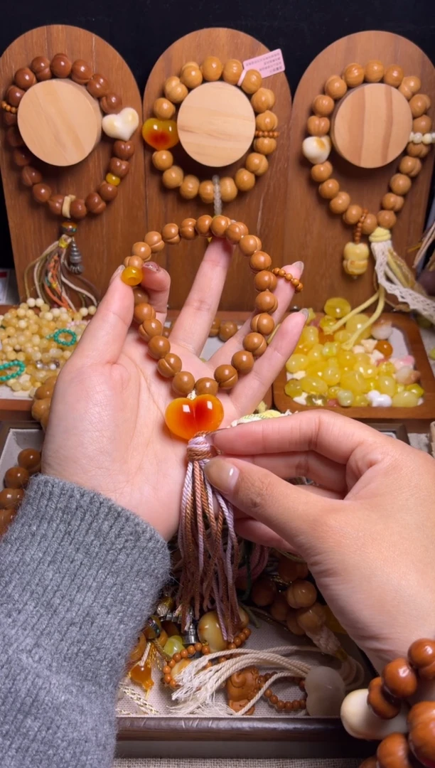 手串猴头核桃全品手工龙炎小尺寸黄隔片橄榄核跑环俏色心三通紫咖