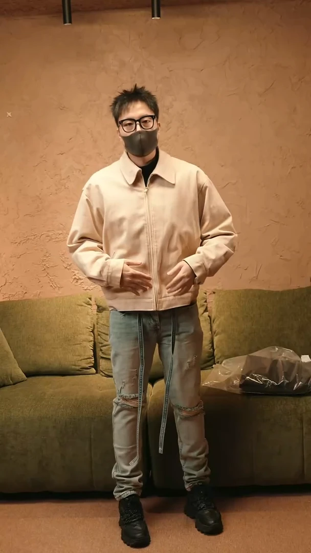 BB破洞牛仔裤M码