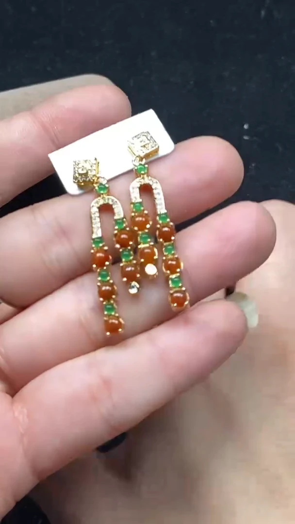 未镶嵌翡翠耳坠耳坠51