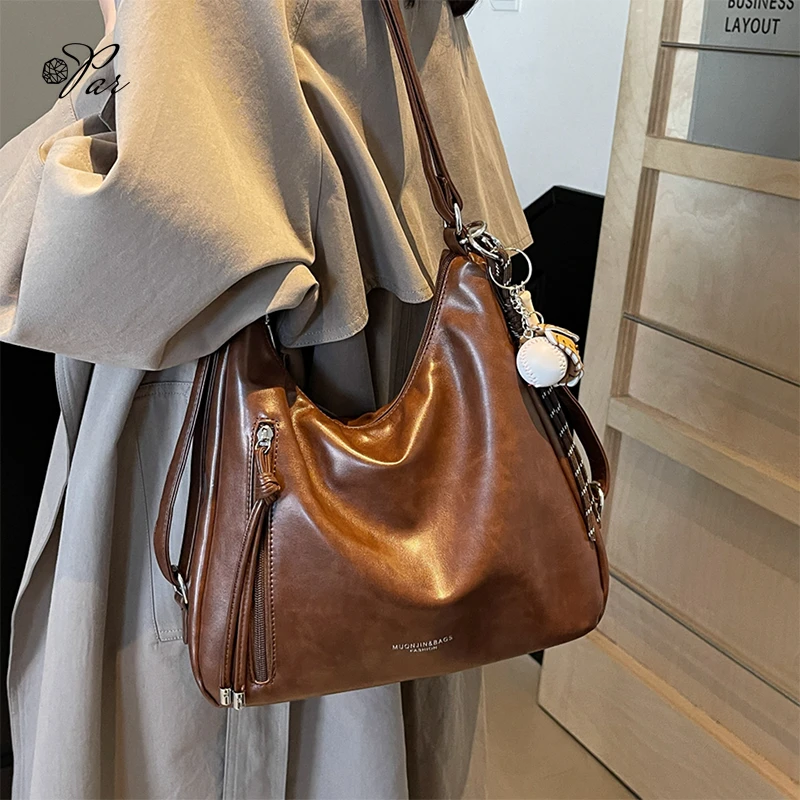 韩版ins潮流高级感托特包2025秋冬新款时尚休闲大容量单肩包高级