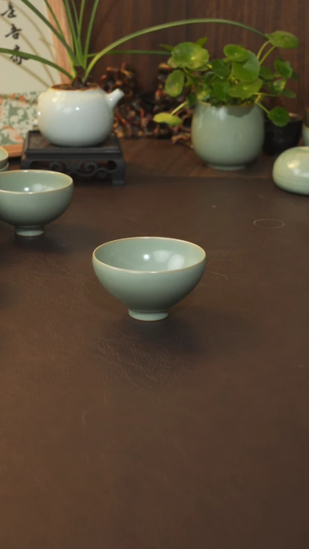 【闪购商品】杯宣宝汝瓷原矿原釉微瑕