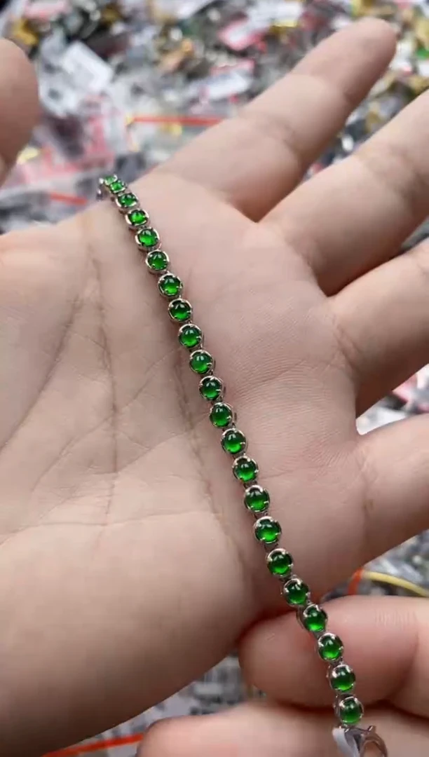 翡翠戒指银S925镶嵌11111     2
