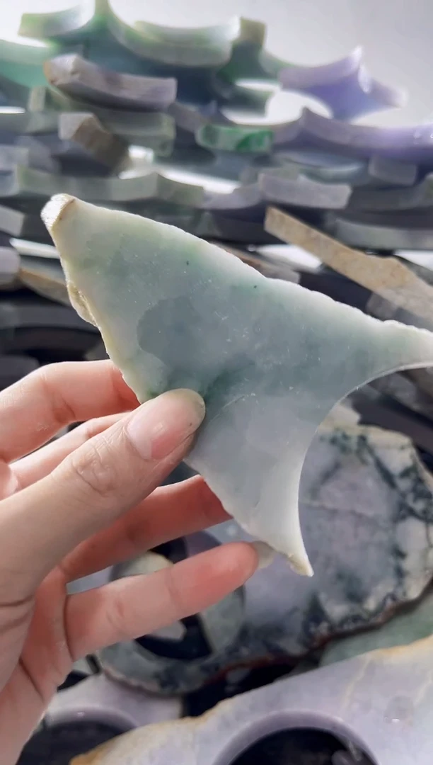 裸石翡翠缅甸翡翠A货陈244