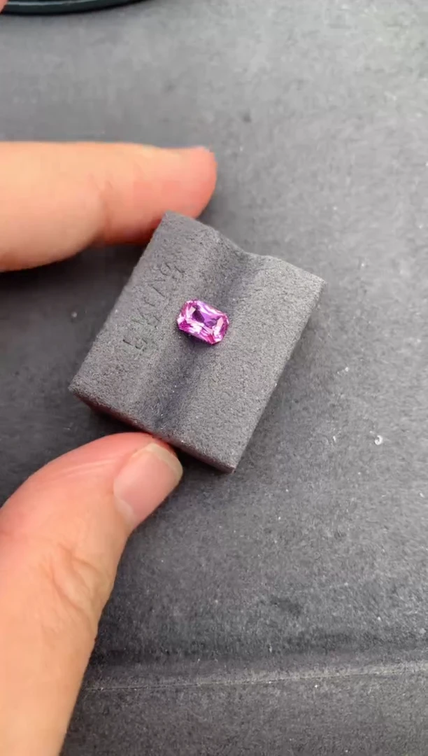 裸石彩色蓝宝石1.14ct紫蓝宝 定制 BG